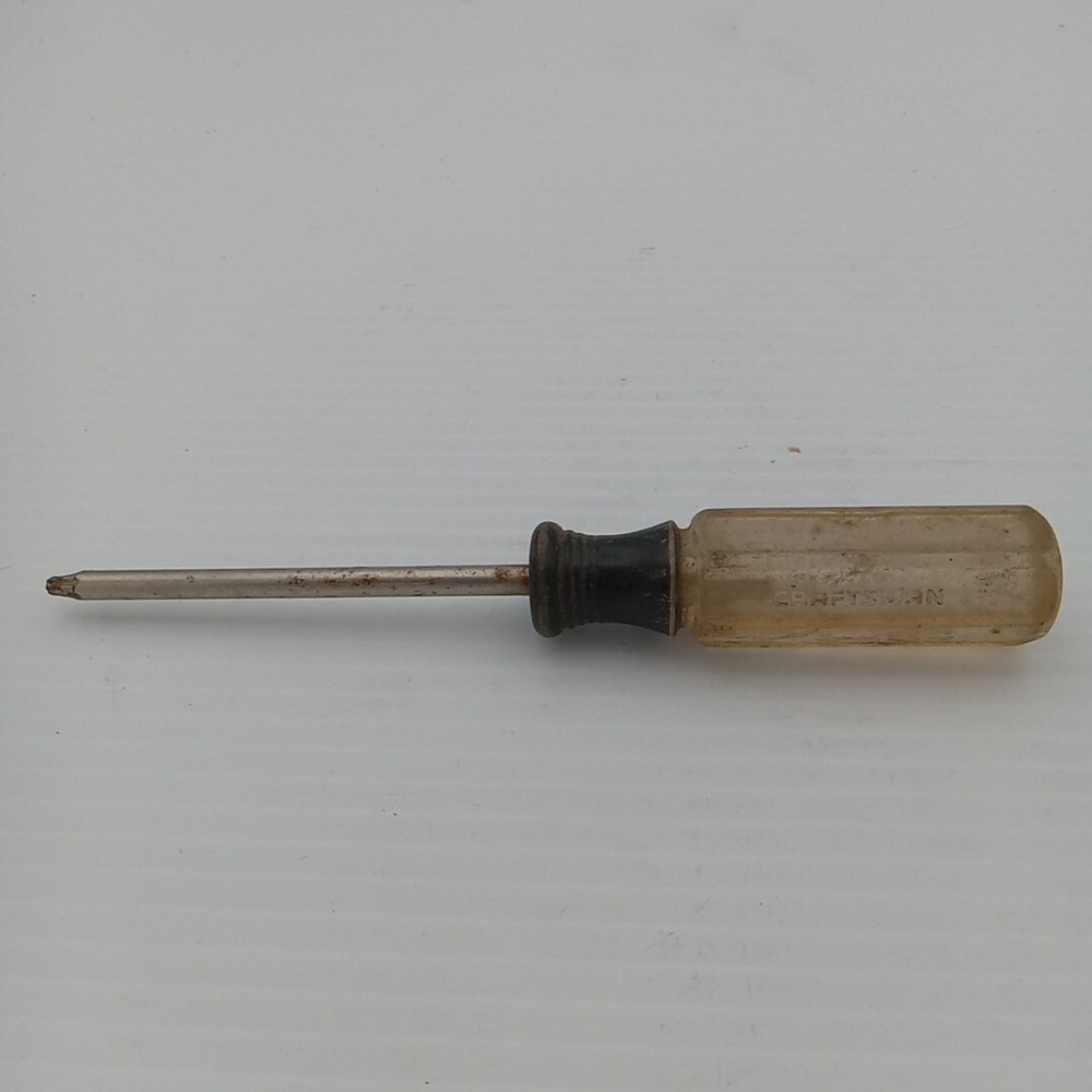 CRAFTSMAN Torx Screwdriver T15 Clear Made in USA 41474 Good Condition